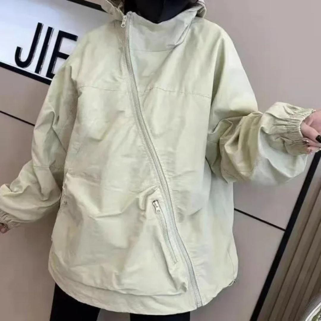 Retro Vibe Harajuku Windbreaker