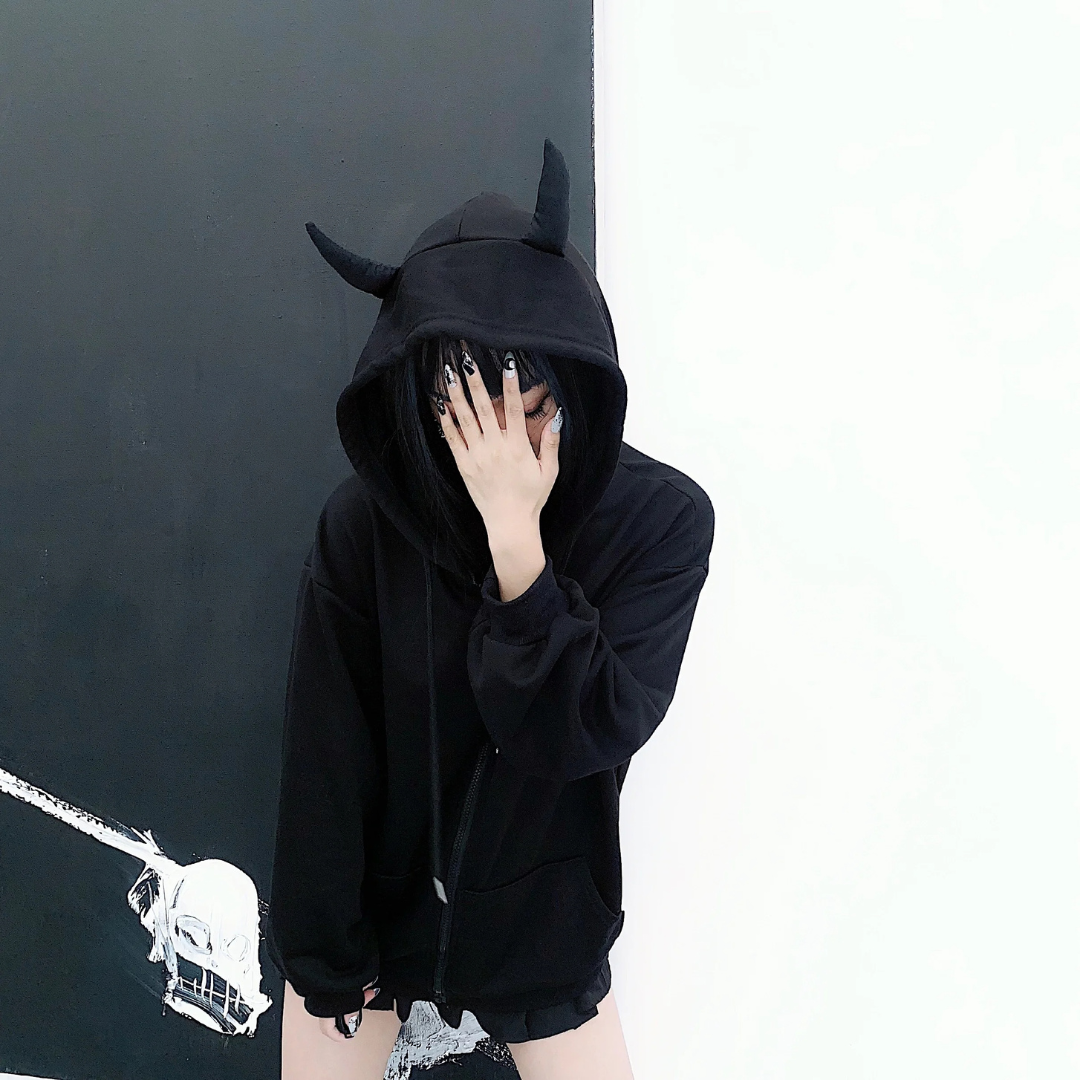 ShadowHex Devil Horn Hoodie