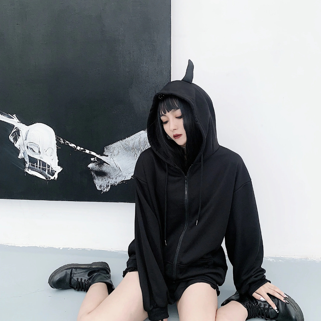 ShadowHex Devil Horn Hoodie