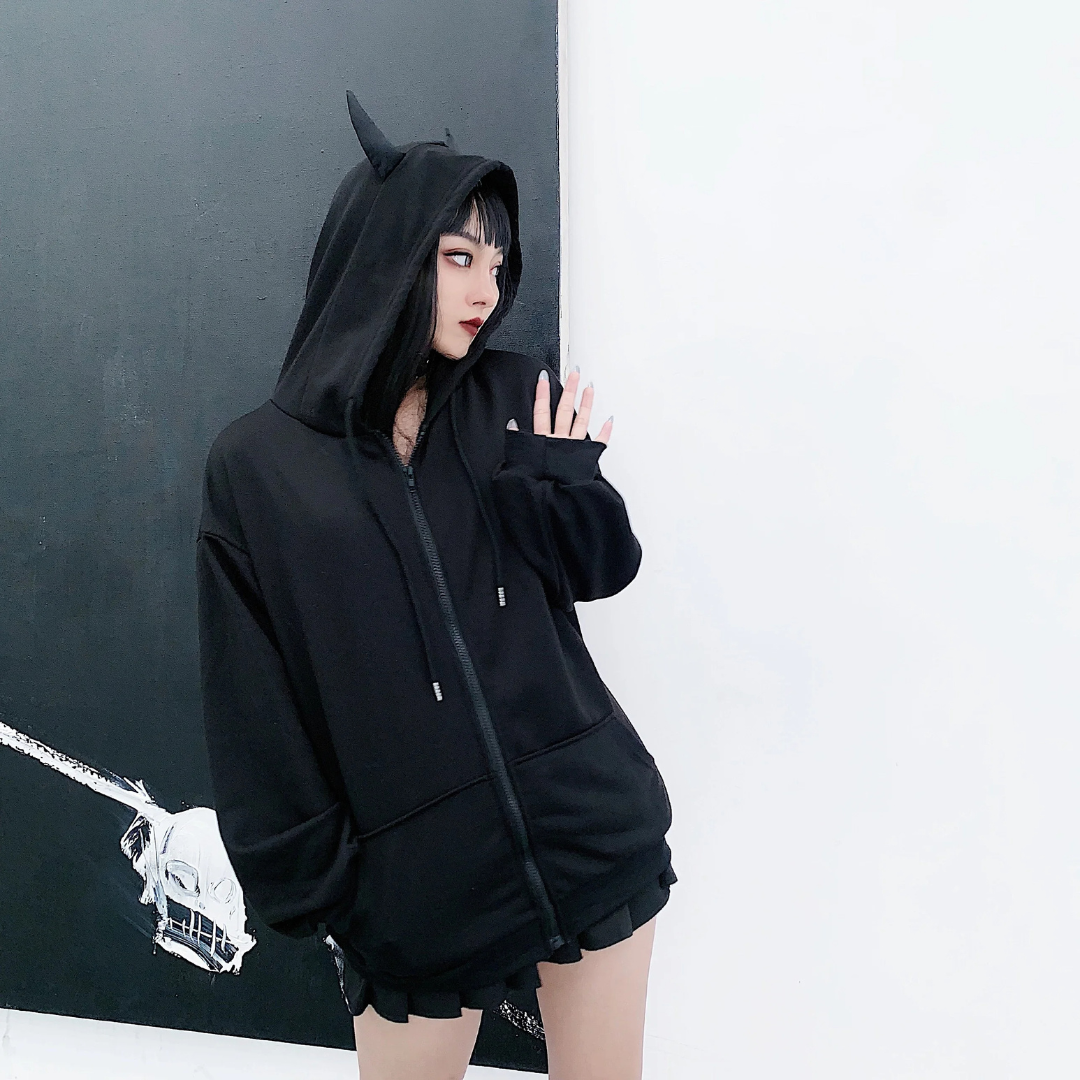 ShadowHex Devil Horn Hoodie