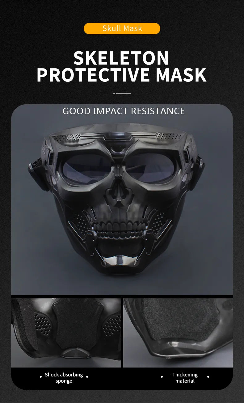 Tactical Protection Helmet Skeleton Mask