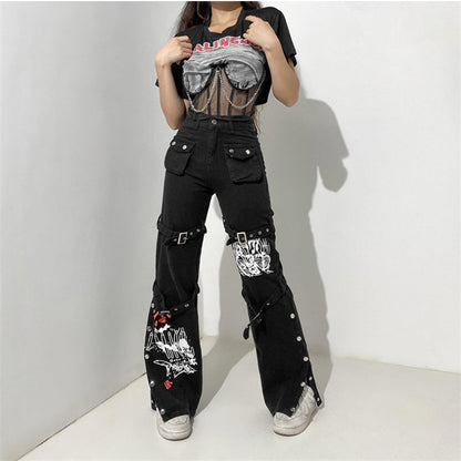 Gothic Punk Warcore Cargos