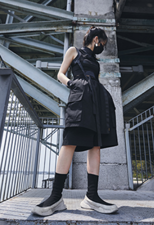 Japanese Samurai multi-layer Cargo Shorts