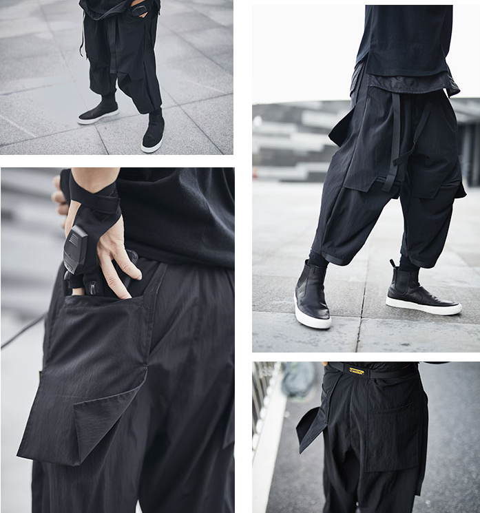 TWG Oversized Baggy Adjustabel Samurai Cargos