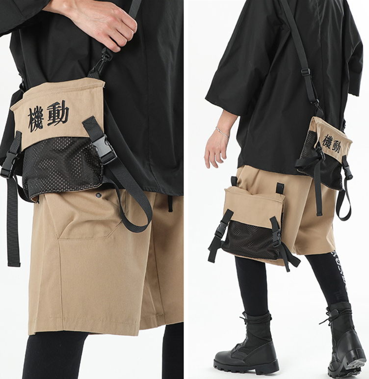 Futuristic Level-1 Cargo Shorts - Transformable Pockets