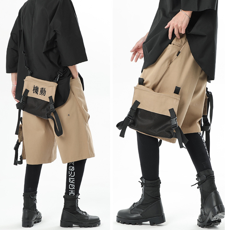 Futuristic Level-1 Cargo Shorts - Transformable Pockets