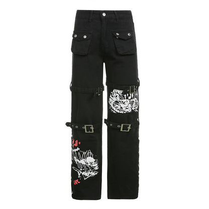 Gothic Punk Warcore Cargos