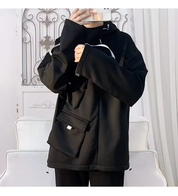 Korean Style Sleek Unisex Hoodie