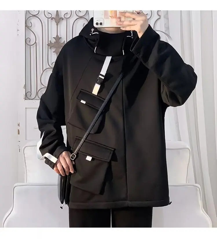 Korean Style Sleek Unisex Hoodie