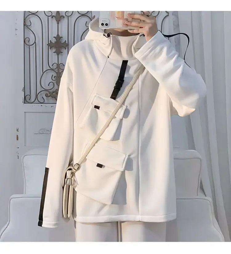 Korean Style Sleek Unisex Hoodie