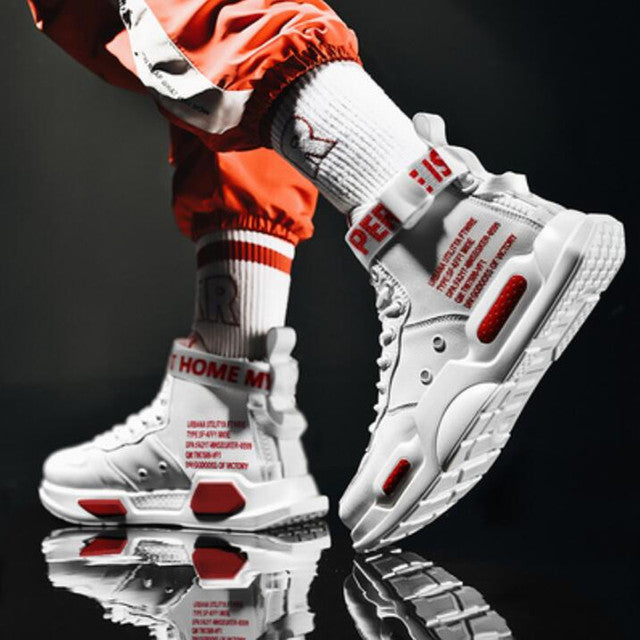 Casual High Top Futuristic Sneakers