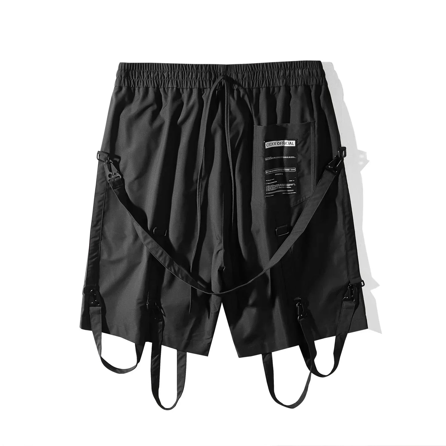 Detachable Strap Techwear Shorts