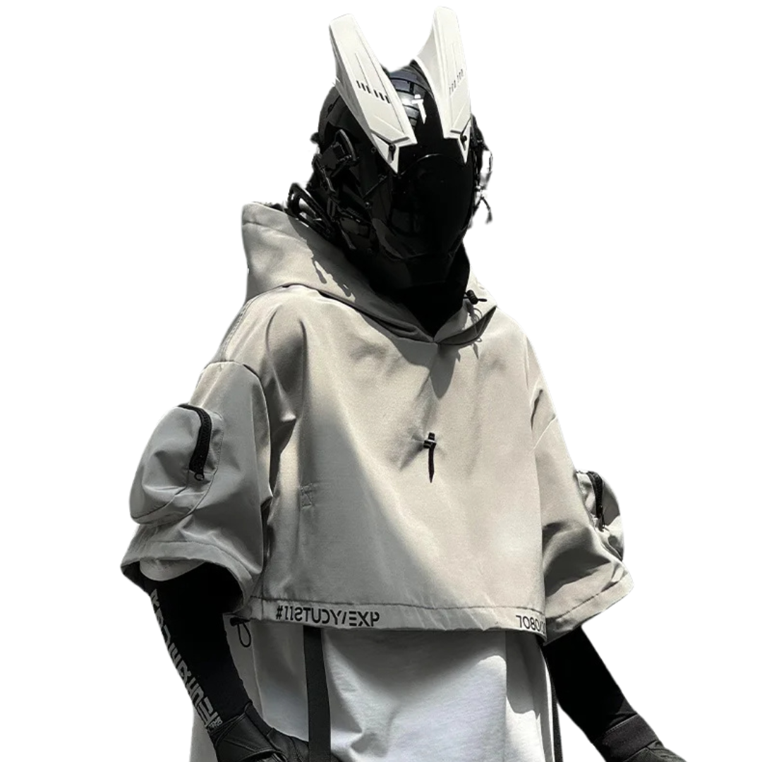 Open- Set Functional Hooded Short Coat