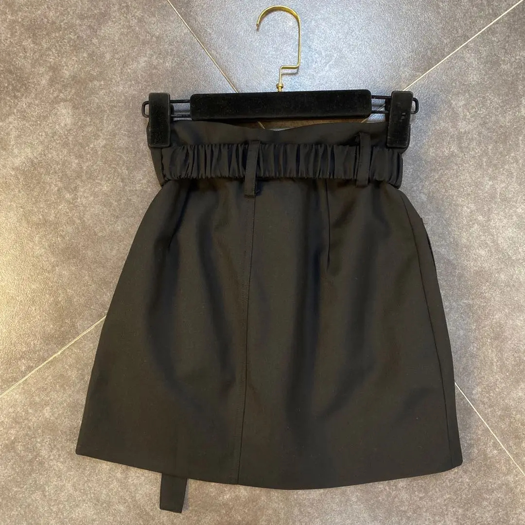 Skyline Belted A-Line Skirt