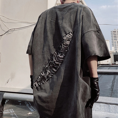 Harajuku Rebel Vintage Patch Tee