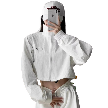 Luxury Gorpcore Womens Cropped Jacket