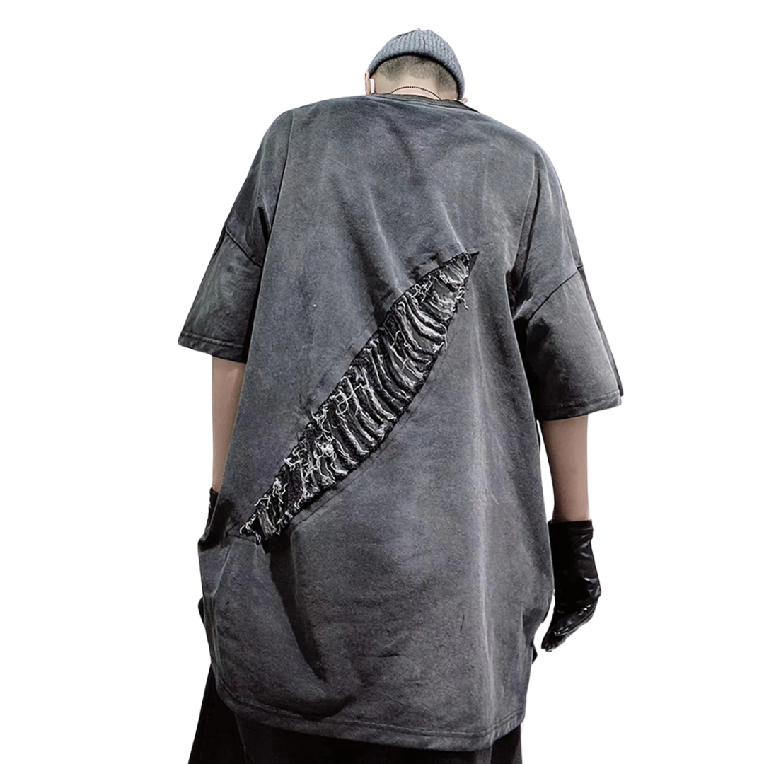 Harajuku Rebel Vintage Patch Tee