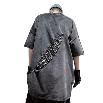 Harajuku Rebel Vintage Patch Tee