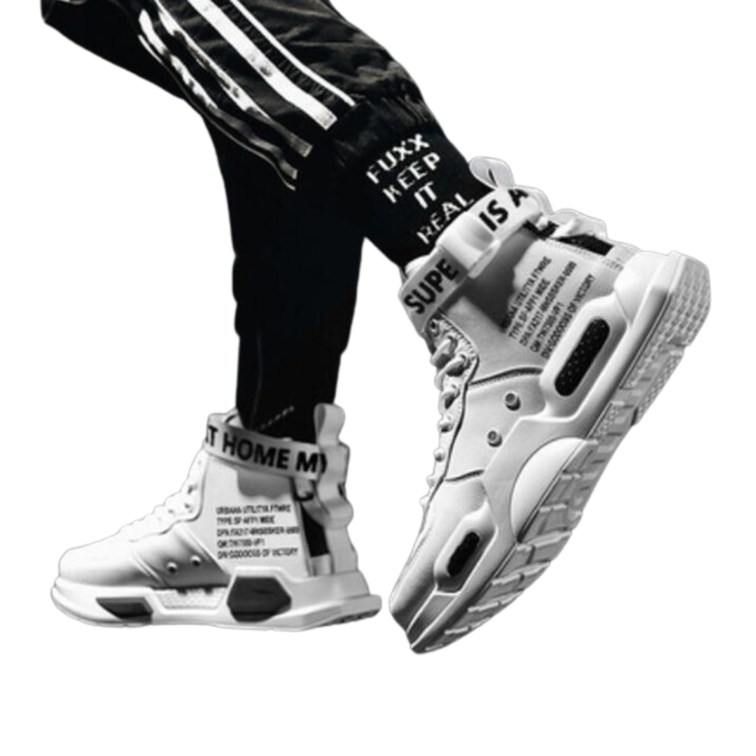 Casual High Top Futuristic Sneakers
