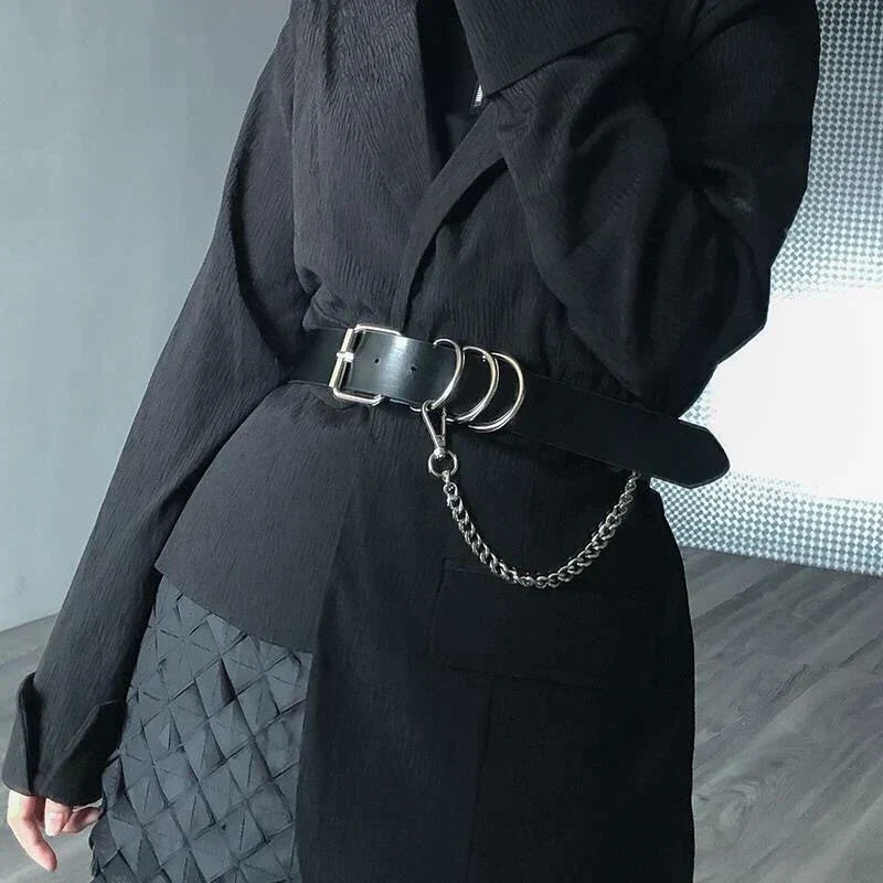 Adjustable Shoulder Strap Chain Waist Belts