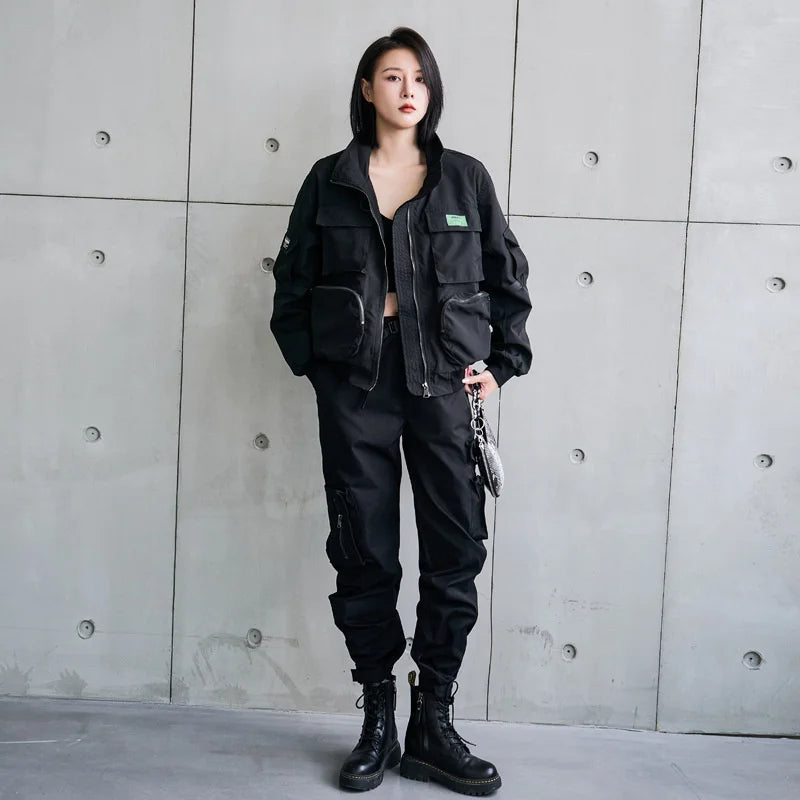 Dark Symphony Womens Bomber Jacket