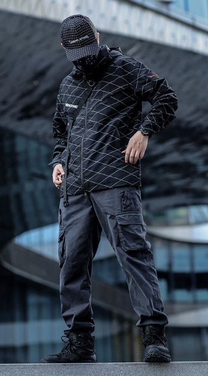 Autumn Style cyberpunk Z-Way Zipper Jackets - TechWearGiants