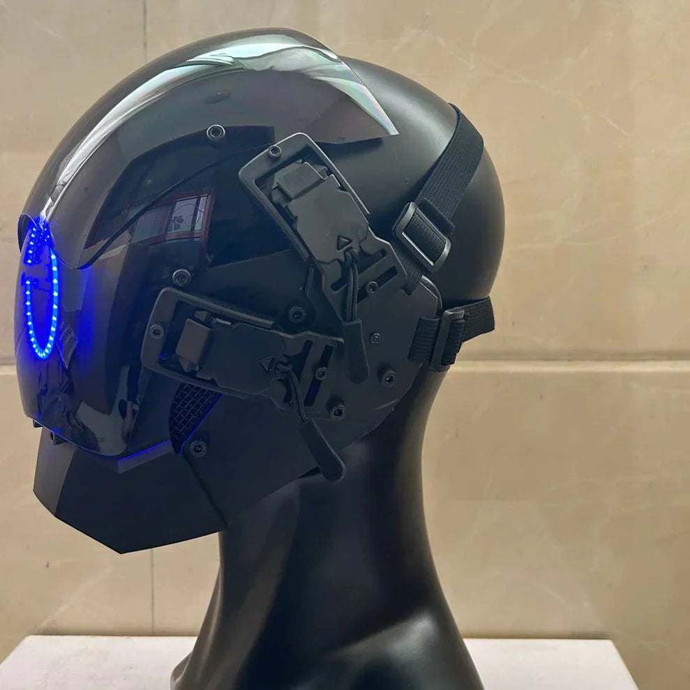 Blue Elucidation Cyber Mask - TechWearGiants