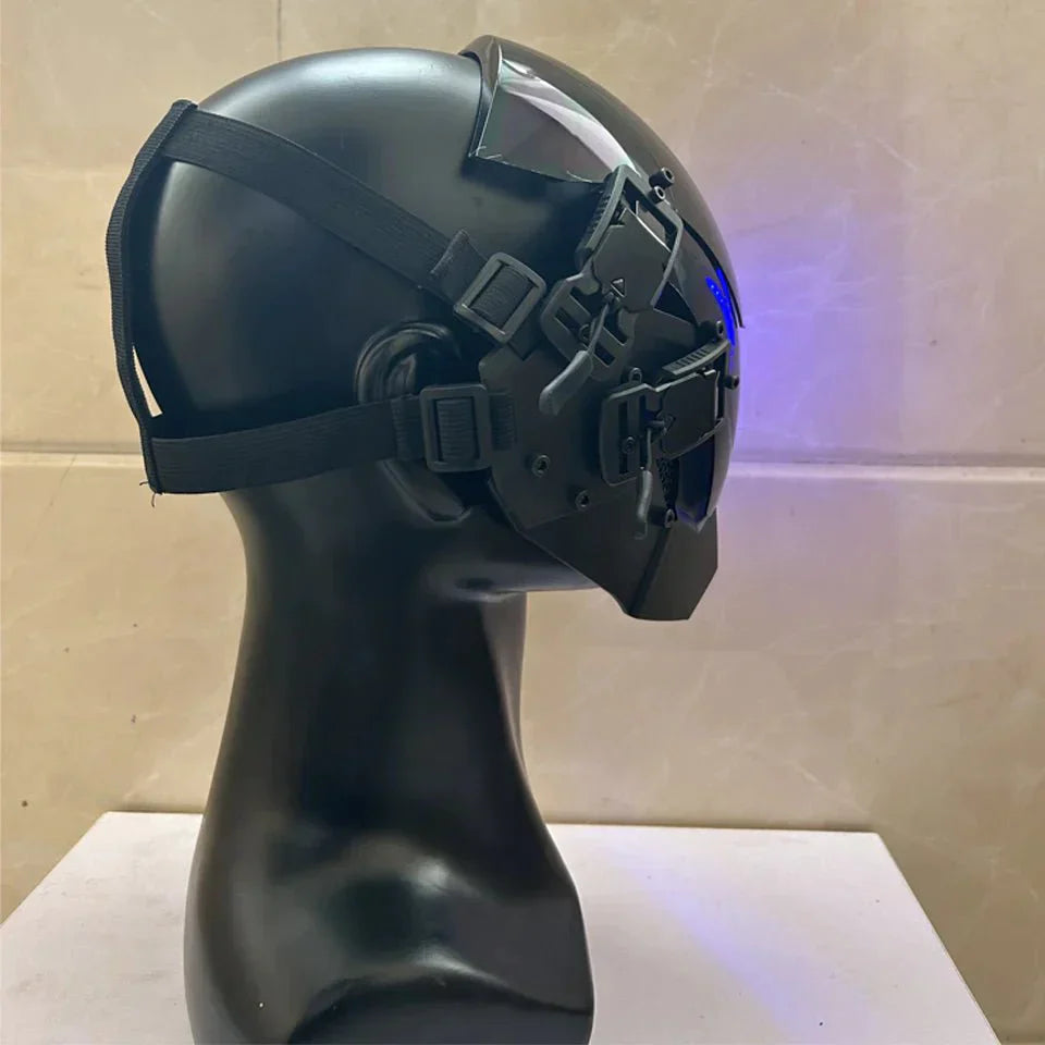 Blue Elucidation Cyber Mask - TechWearGiants