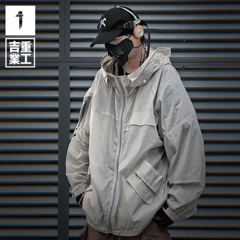 Metaphysical Orbit - Sun Protection Techwear Jacket