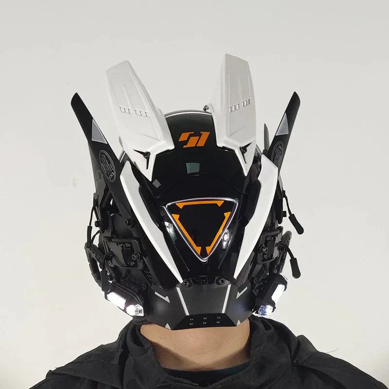 CyberPunk Armoured Night Series Helmet - TechWearGiants