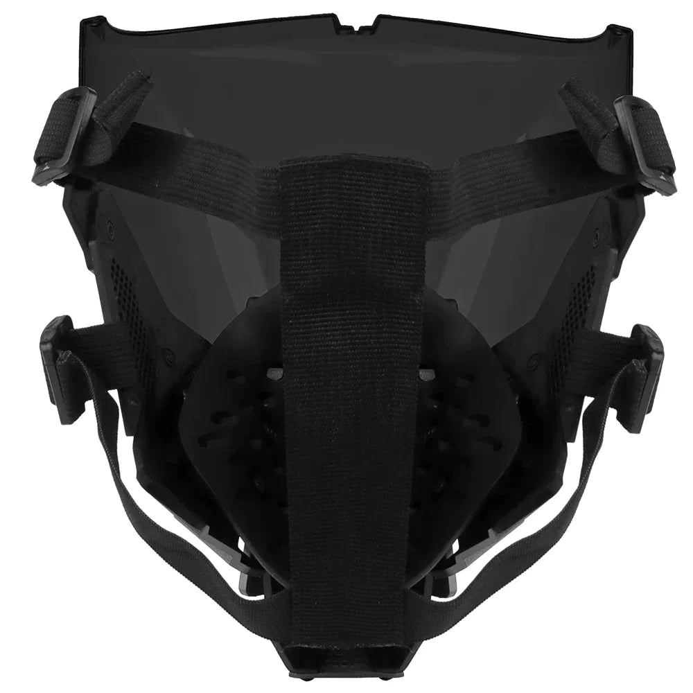 Cyberpunk Commander Wargame Mask - TechWearGiants