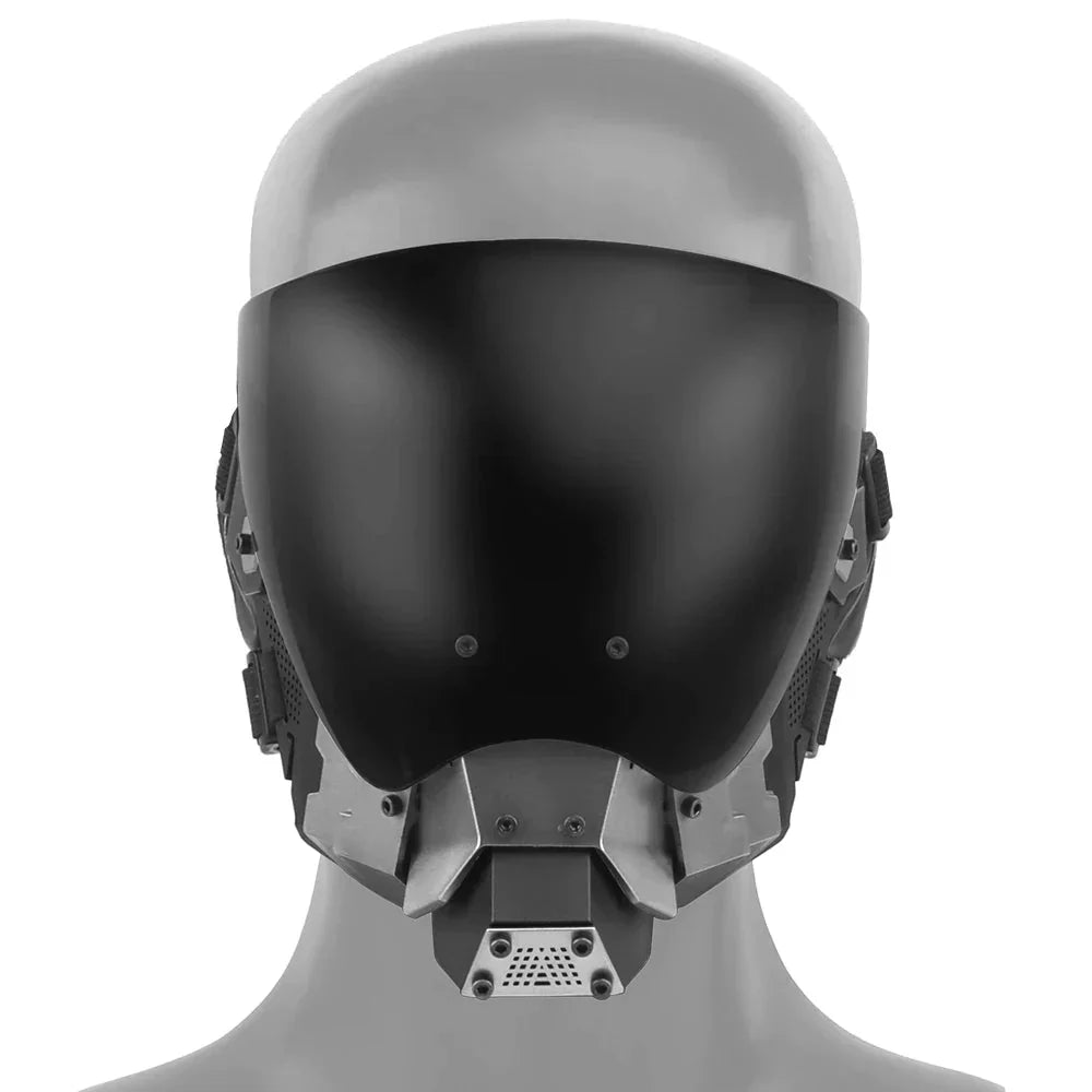 Cyberpunk Commander Wargame Mask - TechWearGiants