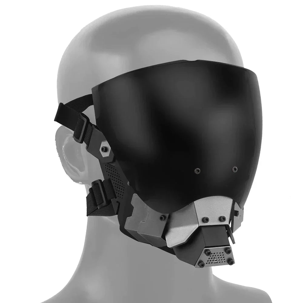 Cyberpunk Commander Wargame Mask - TechWearGiants