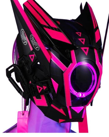 CyberPunk Mask Angel eyes Armoured Helmet - TechWearGiants