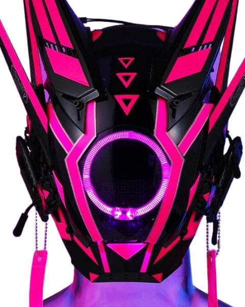 CyberPunk Mask Angel eyes Armoured Helmet - TechWearGiants