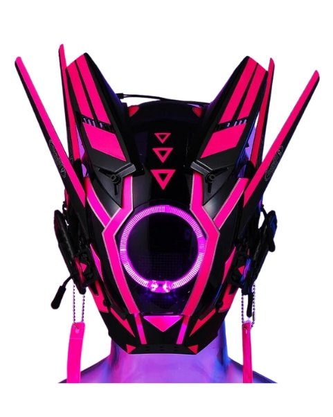 CyberPunk Mask Angel eyes Armoured Helmet - TechWearGiants