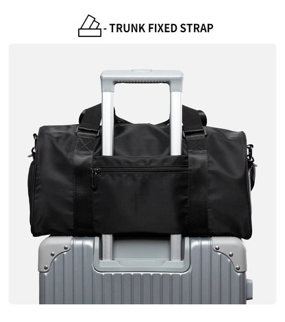 Side Compartment Oxford Duffel Bag