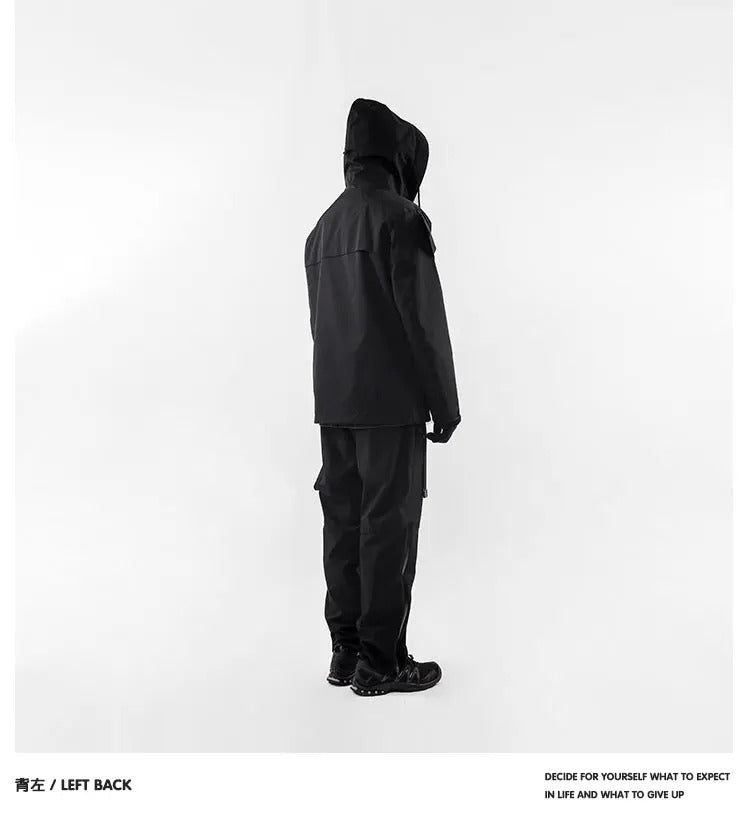 Techwear Composite Stormtrooper Multi-Form Hooded Jacket