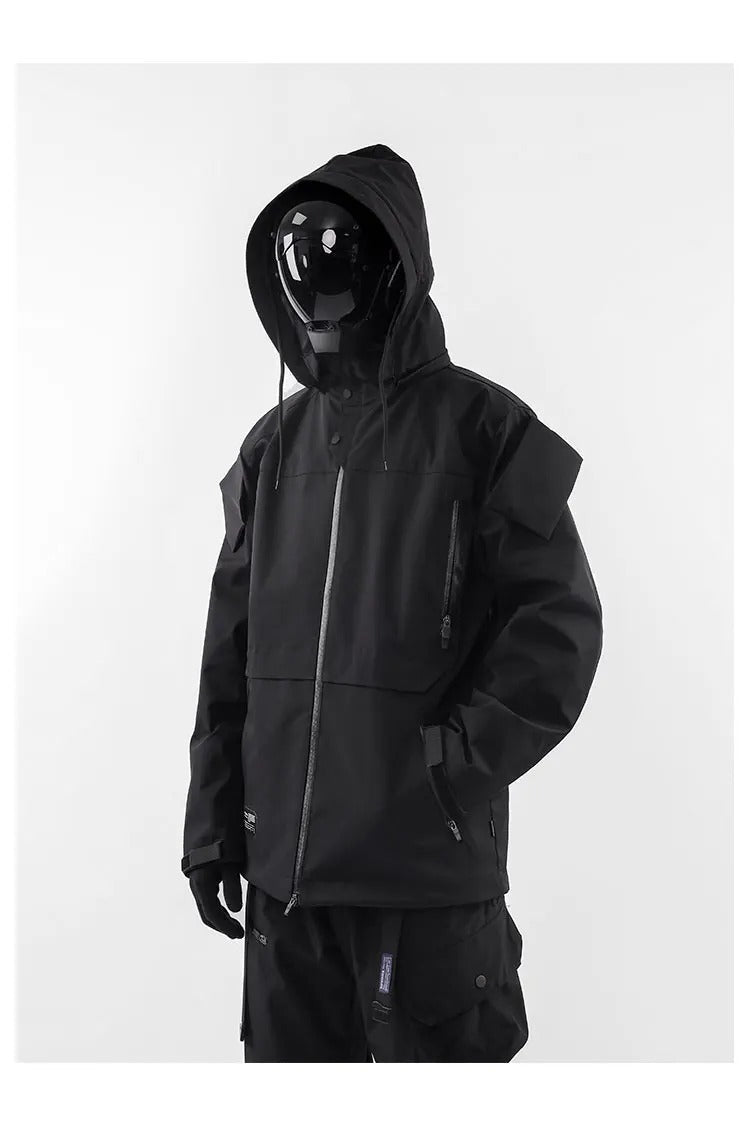 Techwear Composite Stormtrooper Multi-Form Hooded Jacket