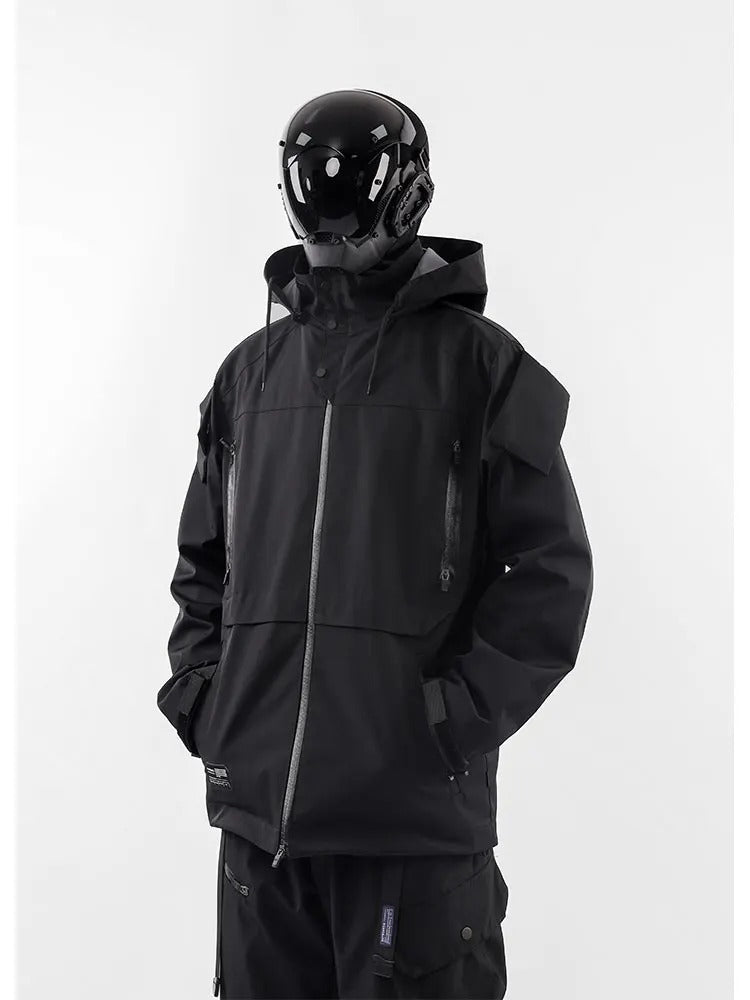 Techwear Composite Stormtrooper Multi-Form Hooded Jacket