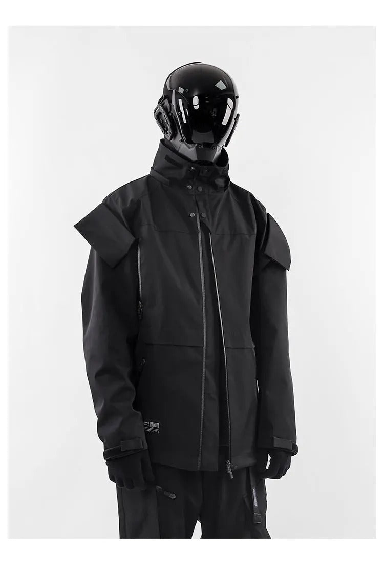 Techwear Composite Stormtrooper Multi-Form Hooded Jacket