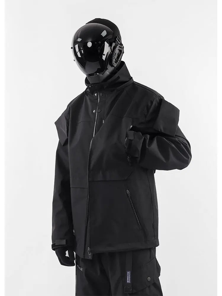 Techwear Composite Stormtrooper Multi-Form Hooded Jacket