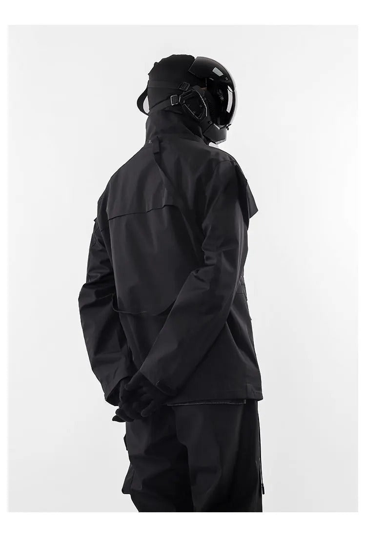 Techwear Composite Stormtrooper Multi-Form Hooded Jacket