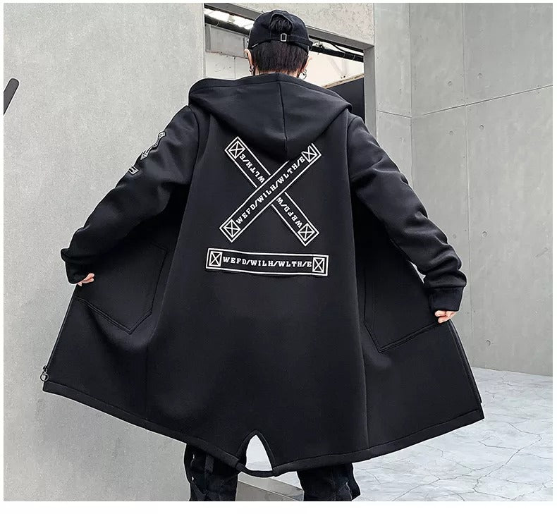 Absolute Cross Windbreaker Overcoat