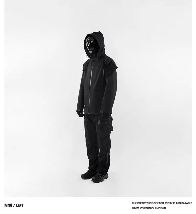 Techwear Composite Stormtrooper Multi-Form Hooded Jacket