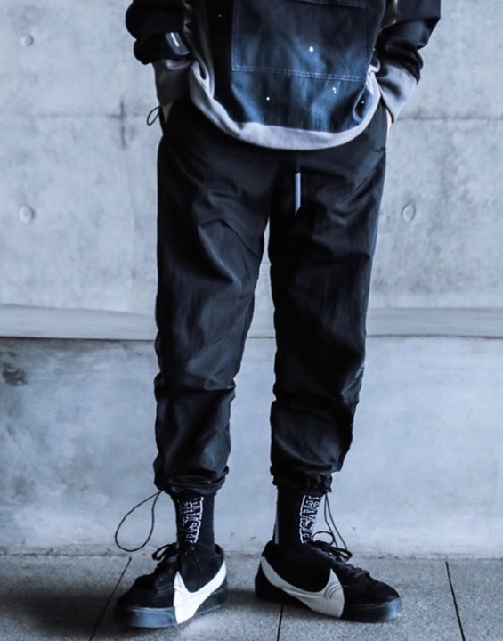 Drawstring Limited edition cyberpunk Darkwear Pants - TechWearGiants