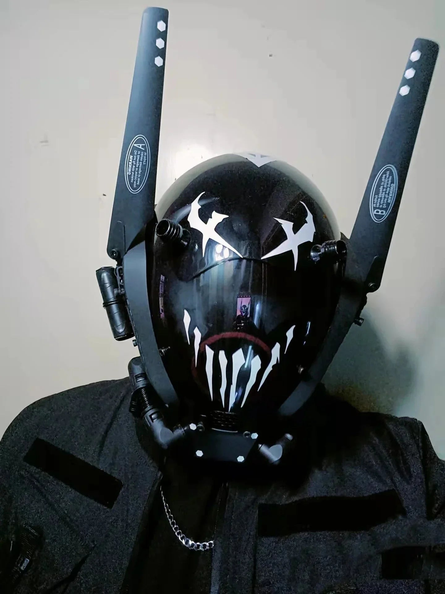 Dystopian Cyberpunk LED Mask - TechWearGiants