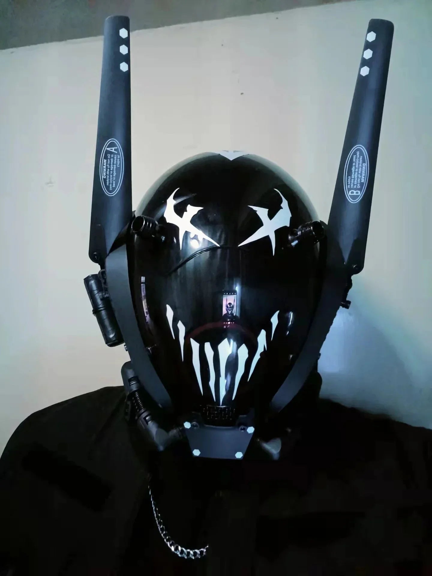 Dystopian Cyberpunk LED Mask - TechWearGiants