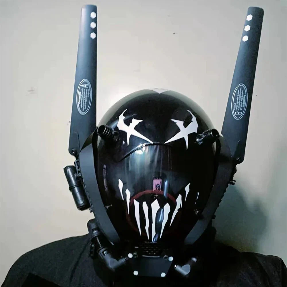 Dystopian Cyberpunk LED Mask - TechWearGiants