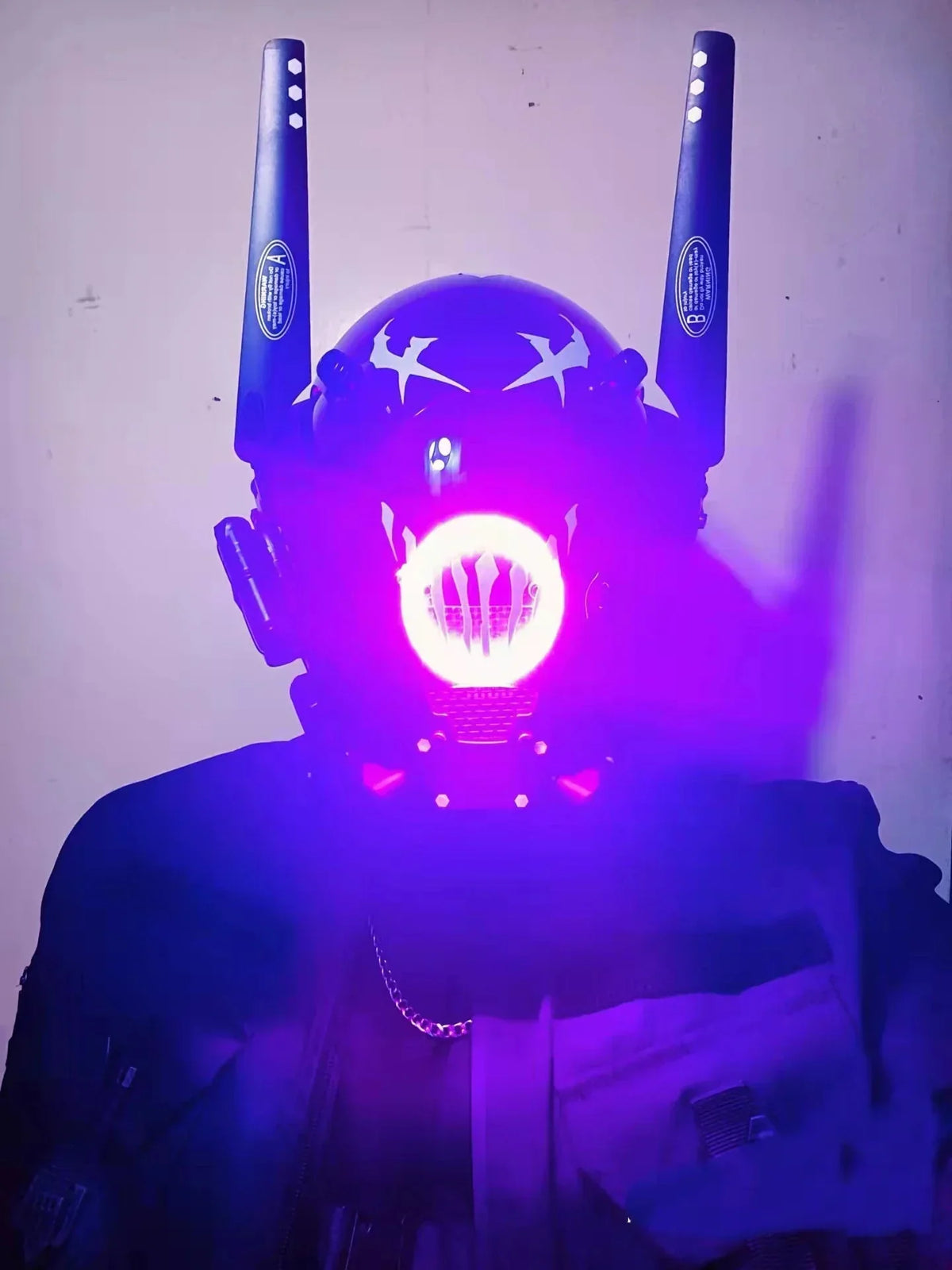 Distopia Mask Dystopian Cyberpunk LED Mask – TechwearGiants